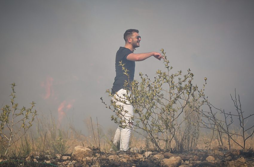  Φωτιά στον Αλμυρό Βόλου