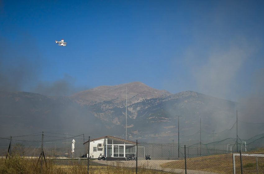  Καλύτερη είναι η εικόνα πλέον στην πυρκαγιά στο Δορούφι Ερμιονίδας.