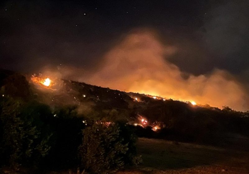  Φωτιά στο Ηράκλειο απείλησε σπίτια