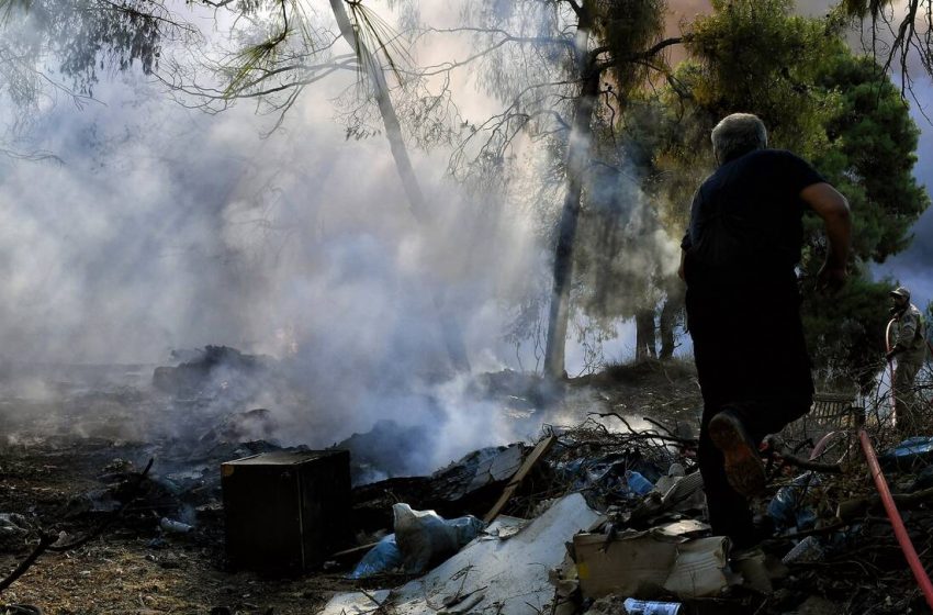  Φωτιά στη Ζήρια Αχαΐας: Απομακρύνθηκαν 100 παιδιά από κατασκήνωση