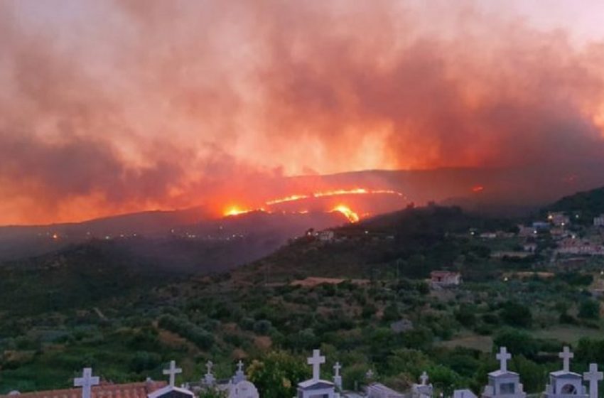  Κιλκίς: Σε εξέλιξη πυρκαγιά