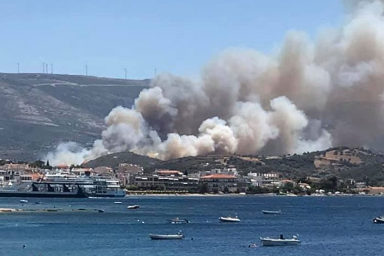  Σύλληψη για τη φωτιά στα Νέα Στύρα