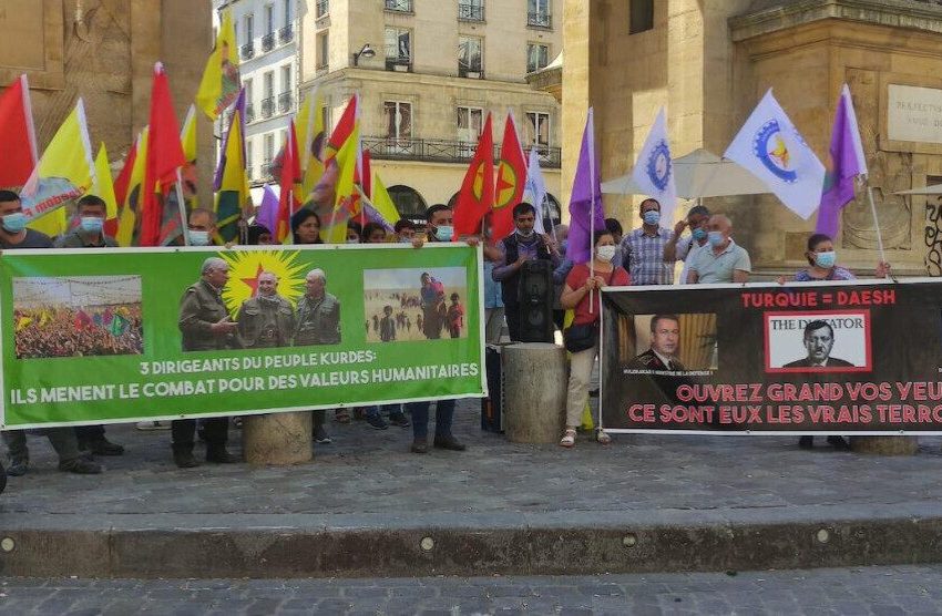  Διαδήλωση στο Παρίσι κατά της τουρκικής εισβολής στο βόρειο Ιράκ