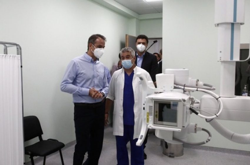 Στο Κερατσίνι ο Μητσοτάκης