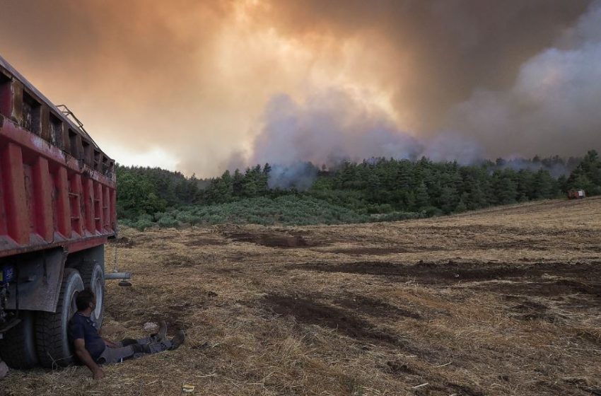  Εκκενώνεται το χωριό Ροβιές στην Εύβοια