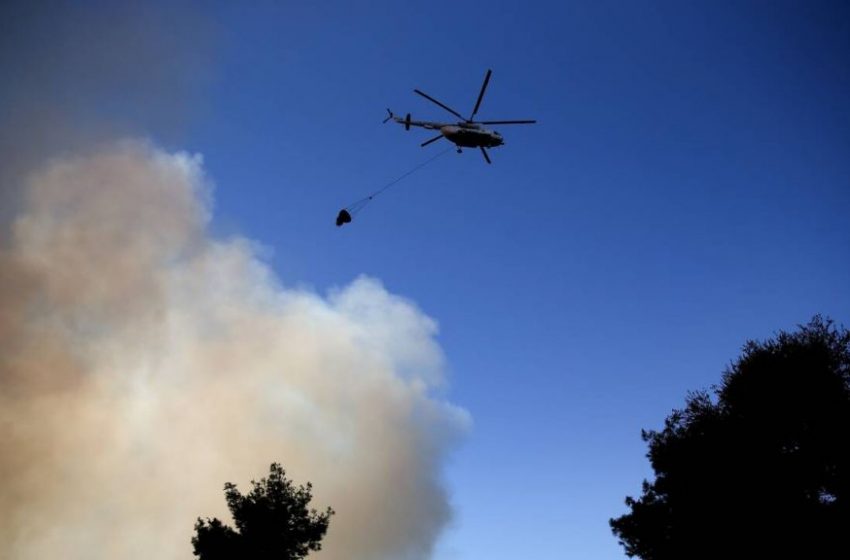  Φωτιά στο Μαρτίνο Φθιώτιδας – Μάχη για να μην επεκταθεί προς την Εθνική