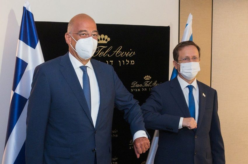  Συνάντηση Δένδια με τον πρόεδρο του Ισραήλ