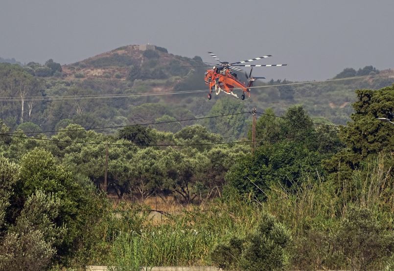  Κίνδυνος πυρκαγιάς την Πέμπτη: Πολύ υψηλός για τη Ρόδο