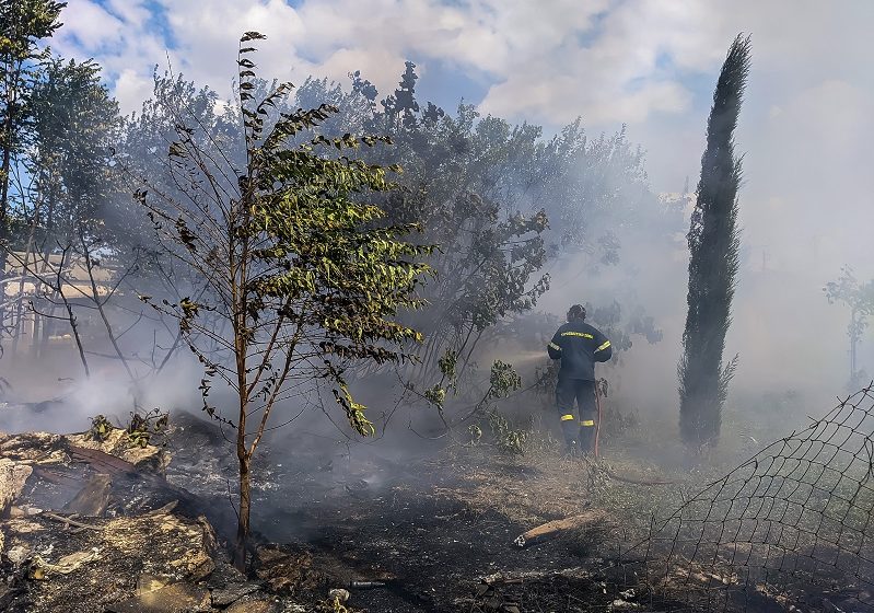  Φωτιά στην Αργολίδα – Σηκώθηκαν εναέρια μέσα