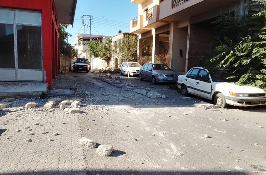  Σεισμός στην Κρήτη: 14 εκατοστά παραμορφώθηκε το έδαφος