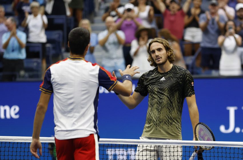  US OPEN: Αποκλείστηκε από τον 18χρονο Αλκαράθ, “διάδοχο” του Ναδάλ ο Τσιτσιπάς