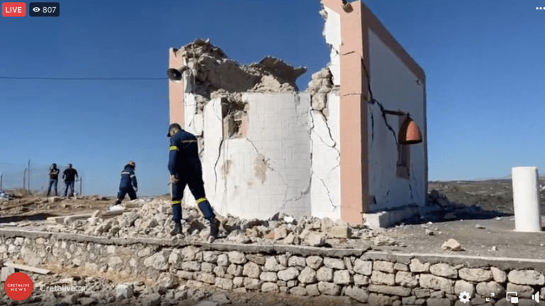  Νεκρός από τον σεισμό στην Κρήτη