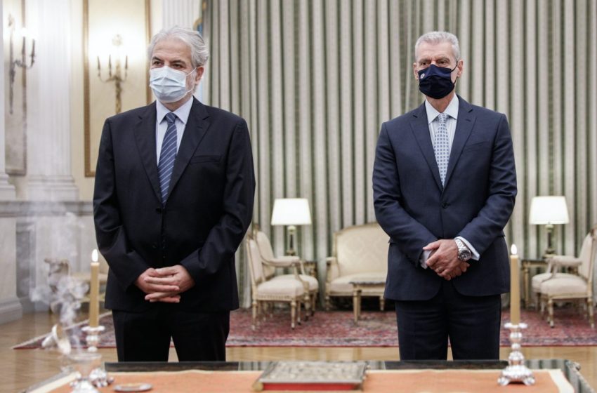  Ορκίζεται η νέα ηγεσία του υπουργείου Πολιτικής Προστασίας