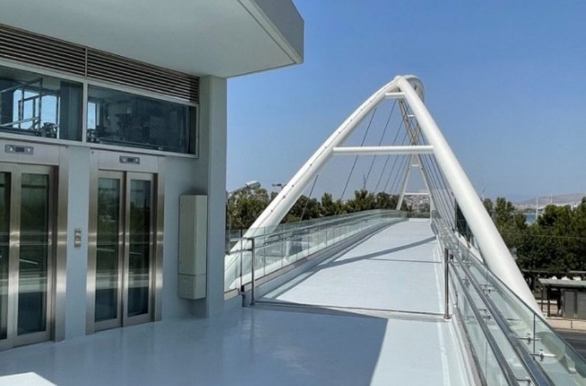  Μαρίνα Φλοίσβου: Παραδίδεται η πεζογέφυρα στην είσοδο της