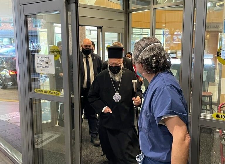  Εξιτήριο πήρε από το νοσοκομείο ο Οικουμενικός Πατριάρχης Βαρθολομαίος