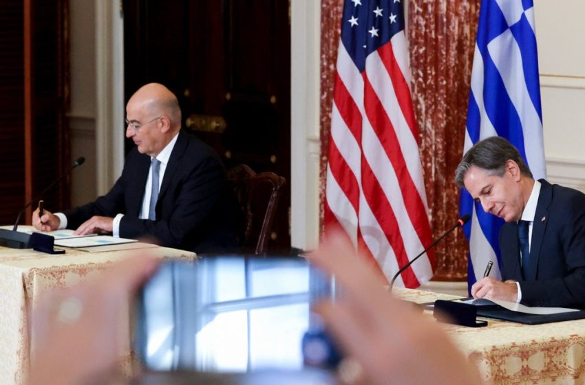  Αμυντική συνεργασία Ελλάδας – ΗΠΑ: Υπογραφή για πενταετία με…  επ’ αόριστον ισχύ – Μελανό σημείο ότι μένουν εκτός Σκύρος και Θράκη