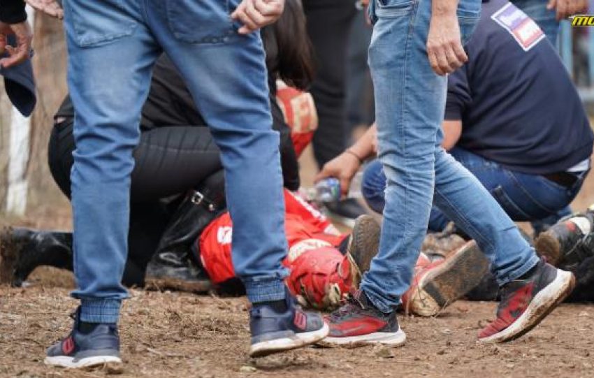  Βίντεο ντοκουμέντο από το τρομακτικό ατύχημα σε αγώνα motocross στα Γιαννιτσά (vid)
