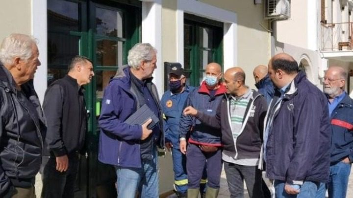  Στην Ιθάκη ο Στυλιανίδης για αυτοψία στις ζημιές του Μπάλλου