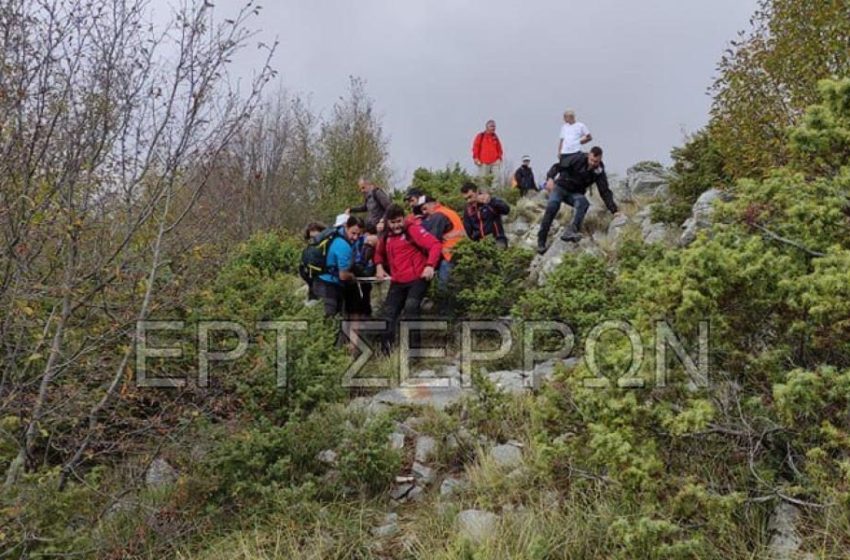  Αίσιο τέλος για ορειβάτη που έπεσε σε χαράδρα στο Μενοίκιο όρος στις Σέρρες