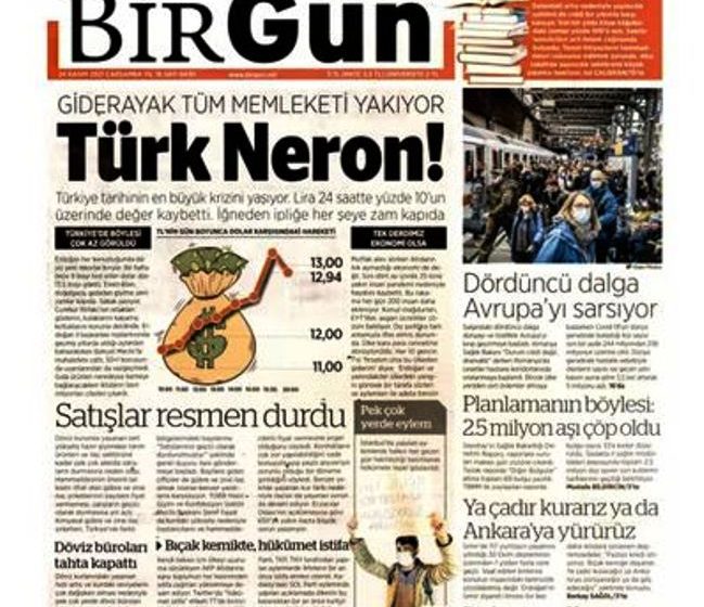  BirGun: “Νέρωνας” ο Ερντογάν