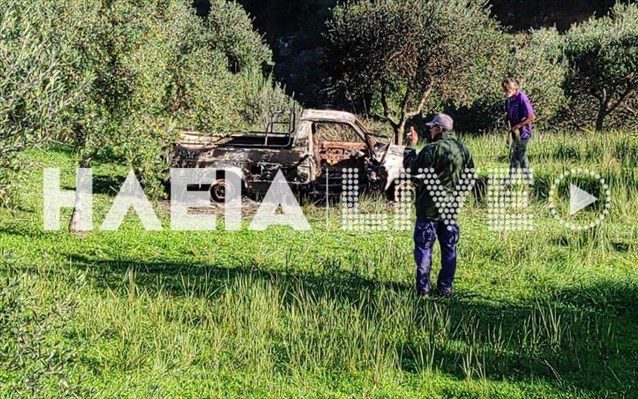  Βρέθηκε απανθρακωμένος άνδρας στο αυτοκίνητό του στον Πύργο