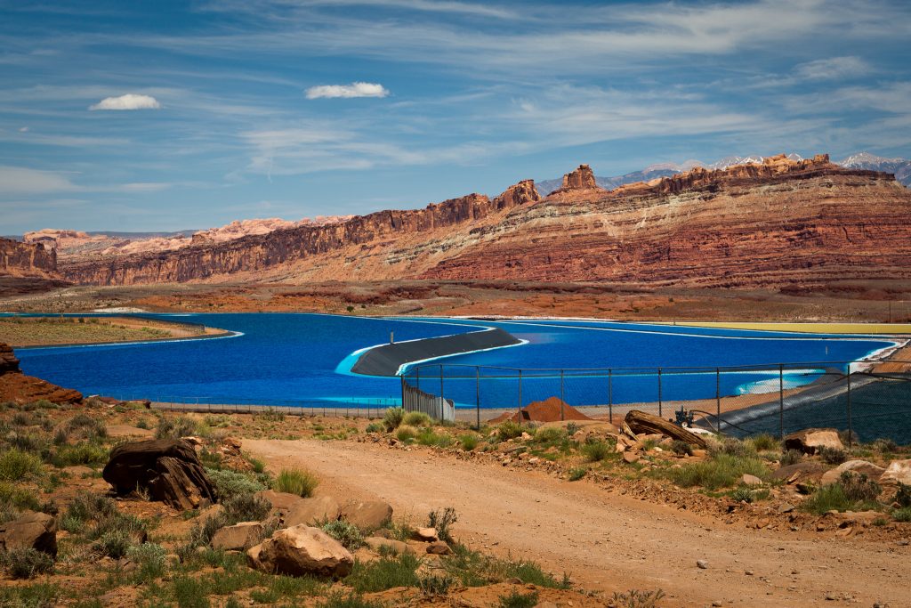 Potash evaporation ponds near Moab UT May 2013 jkw