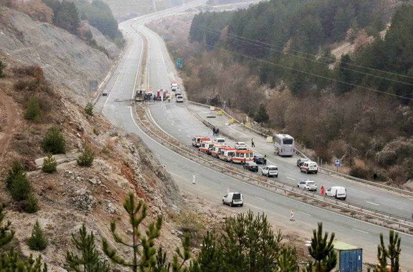  Στα Σκόπια μεταφέρθηκαν οι 45 σοροί των θυμάτων του δυστυχήματος με λεωφορείο στη Βουλγαρία