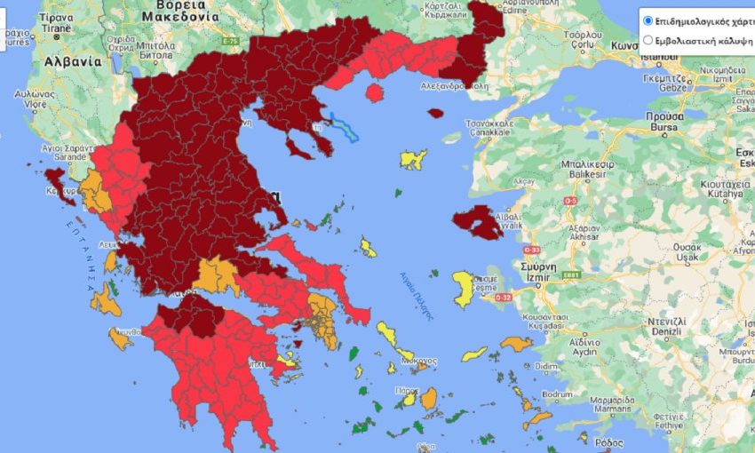  Κοροναϊός – Αυτή είναι η επιδημιολογική κατάσταση στην Ελλάδα