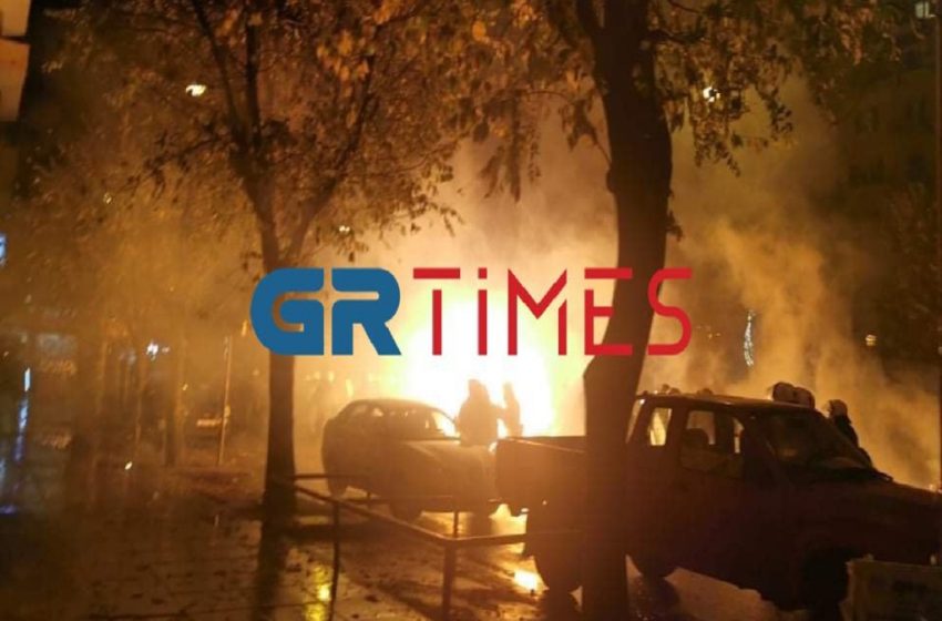  Επεισόδια στην πορεία για Γρηγορόπουλο: Βροχή μολότοφ και χημικά στη Θεσσαλονίκη