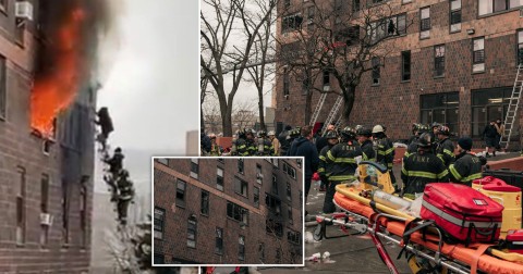  Ένας νεκρός, εννέα τραυματίες σε πυρκαγιά στην πόλη της Νέας Υόρκης