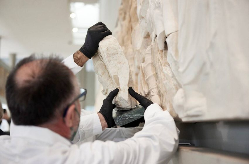  Στο Μουσείο της Ακρόπολης το θραύσμα Fagan του Παρθενώνα
