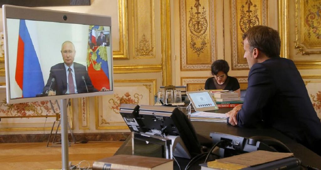 putin macron