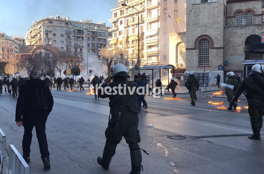  Επεισόδια στο κέντρο της Θεσσαλονίκης