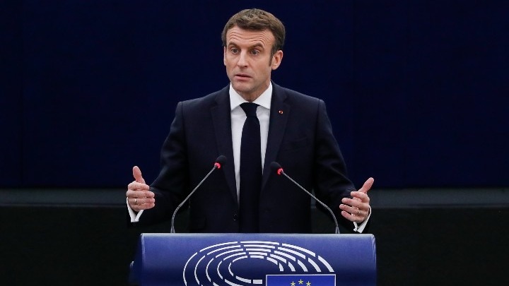  Ο Μακρόν παρουσίασε τις προτεραιότητες της γαλλικής προεδρίας στην Ε.Ε.