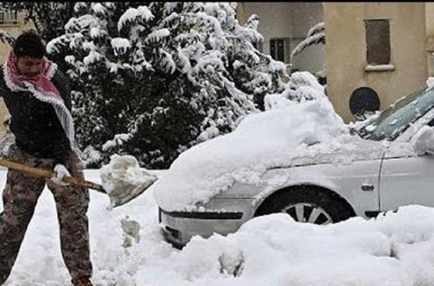  Ιορδανία: Χωρίς ρεύμα μεγάλο τμήμα της χώρας εξαιτίας της σφοδρής χιονόπτωσης
