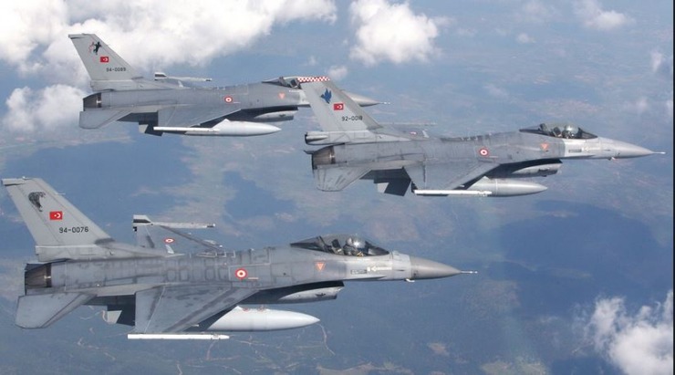  Πέταξαν πάνω από την Παναγιά τουρκικά  F-16
