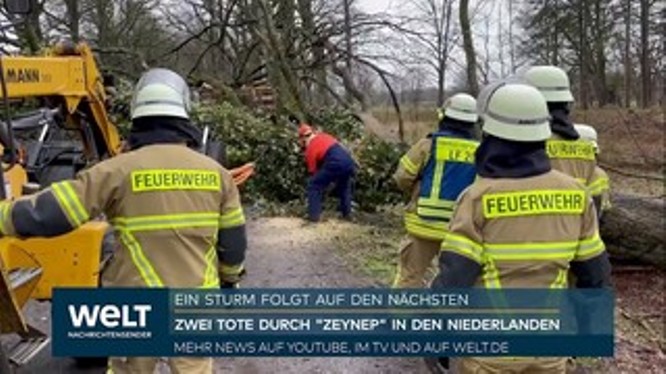  Γερμανία: Τρεις νεκροί από την κακοκαιρία Ζεϊνέπ