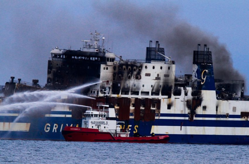  Euroferry Olympia: Βίντεο από το εσωτερικό του πλοίου έδωσε η Πυροσβεστική (vids)