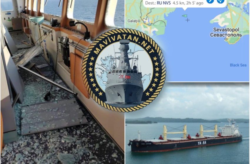  Ουκρανία – Χτυπήθηκε τουρκικό πλοίο που μετέφερε ανθρωπιστική βοήθεια