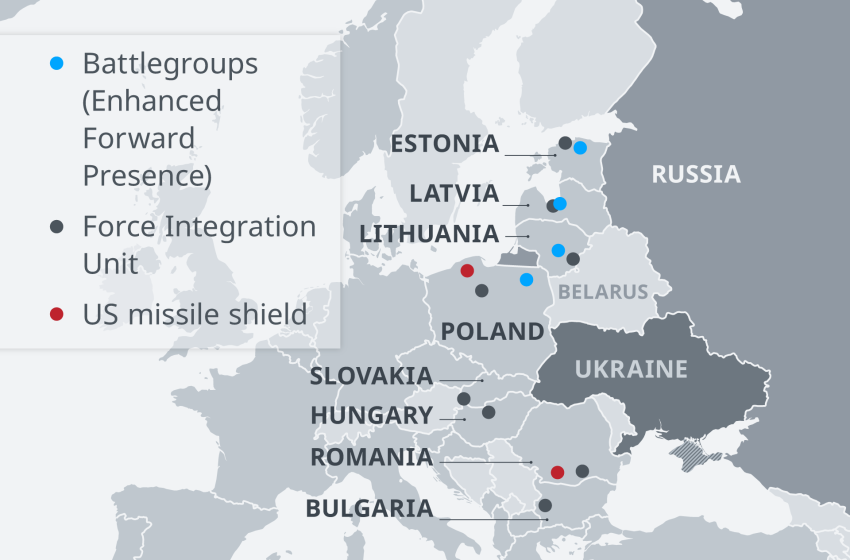  ΝΑΤΟ: Σε ποιές χώρες αναπτύσσονται ισχυρές δυνάμεις- Στόλτενμπεργκ: Στόχος να μην επεκταθεί ο πόλεμος εκτός Ουκρανίας [χάρτες]