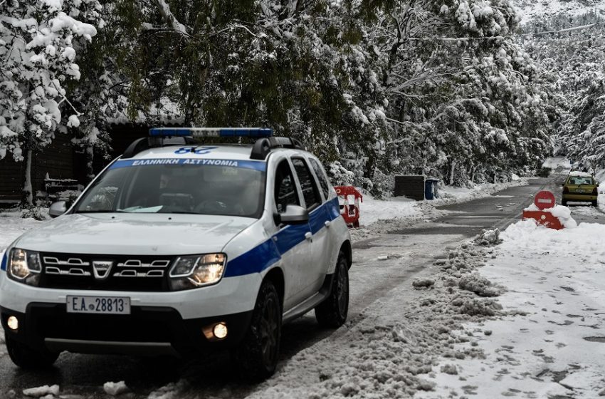  Διακοπή της κυκλοφορίας στην Καισαριανή προς Υμηττό