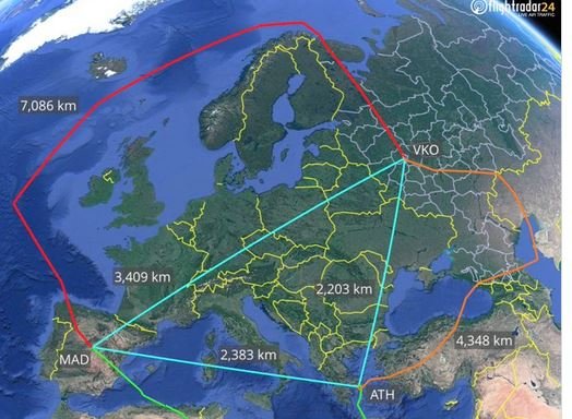 Ρωσικό αεροσκάφος έκανε… παράκαμψη 15.163 χιλιομέτρων για να παραλάβει διπλωμάτες από Ελλάδα και Ισπανία
