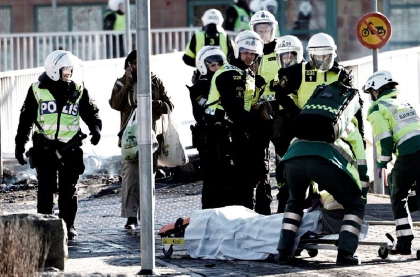  Σουηδία: Τρεις τραυματίες από σφαίρες σε συγκρούσεις αστυνομίας και διαδηλωτών