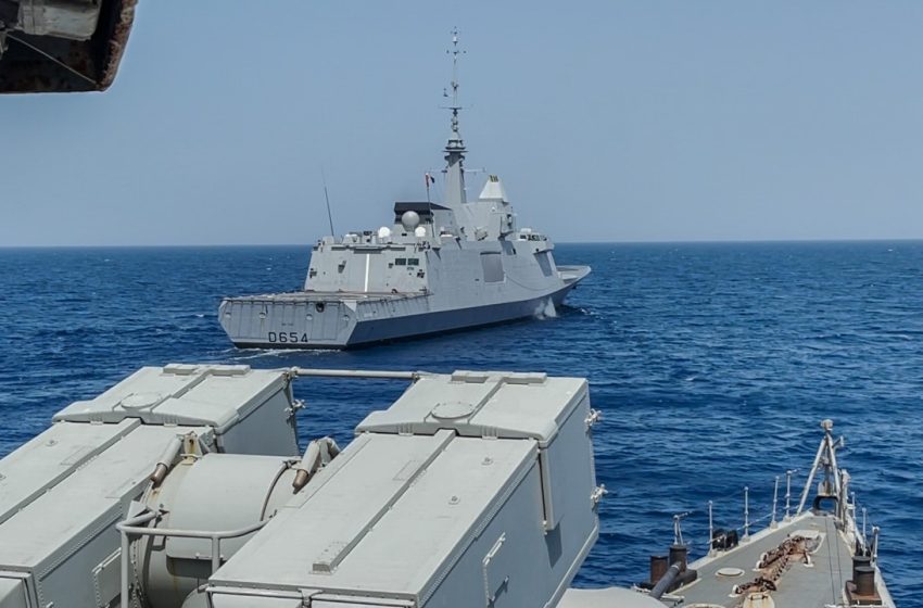  Πολεμικό Ναυτικό: Συνεκπαίδευση της φρεγάτας «Αδρίας» με το αντιτορπιλικό «USS Jason Dunham»