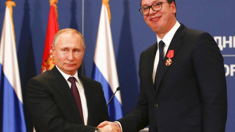  Κρεμλίνο: Πούτιν και Βούτσιτς συμφώνησαν για τη συνέχιση του εφοδιασμού της Σερβίας με φυσικό αέριο