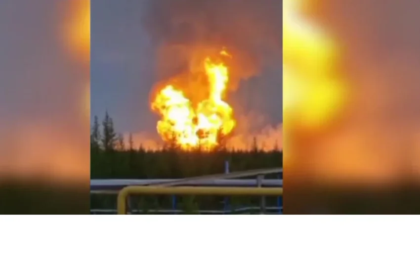  Gazprom: Καίγεται το μεγαλύτερο κοίτασμα φυσικού αερίου στην Ρωσία (vid)