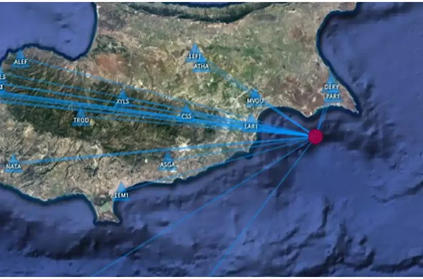  Σεισμός 4,9 Ρίχτερ στην Κύπρο