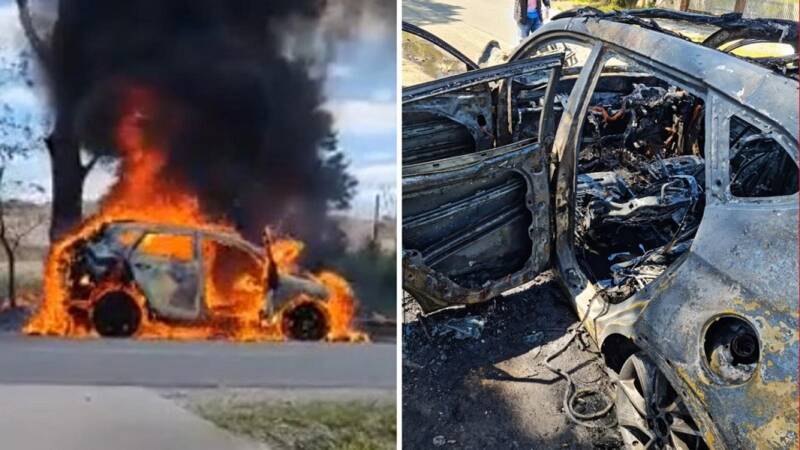  Κι άλλο περιστατικό φωτιάς με Hyundai: Tucson τυλίγεται εν κινήσει στις φλόγες και καταστρέφεται (vid)