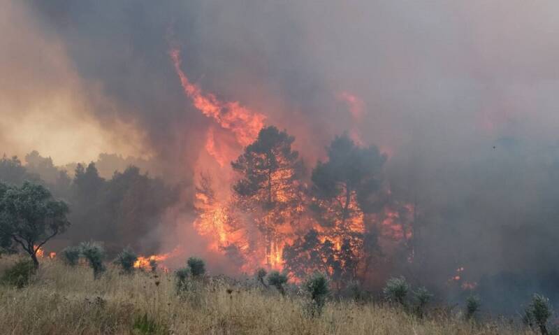  Πυρκαγιά στο Σμάρι Ηρακλείου – Μεγάλη επιχείρηση της πυροσβεστικής