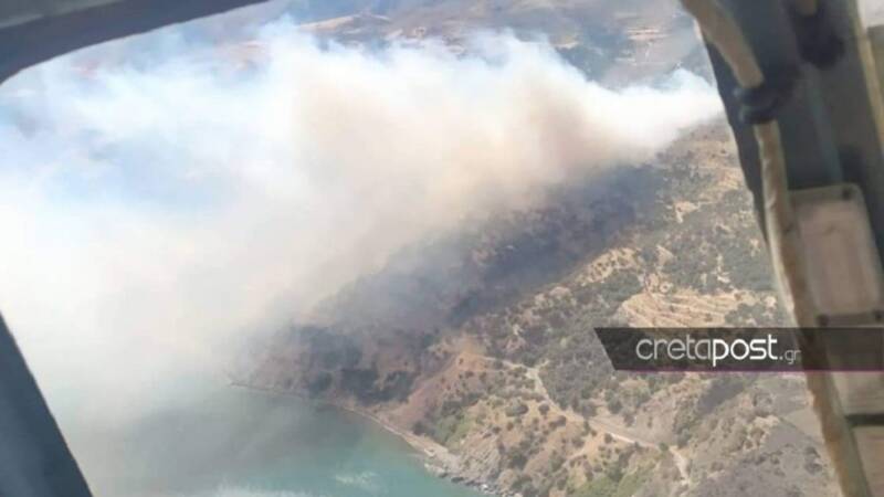  Φωτιά: Ρέθυμνο – Μήνυμα του 112 για εκκένωση του χωριού Μέλαμπες